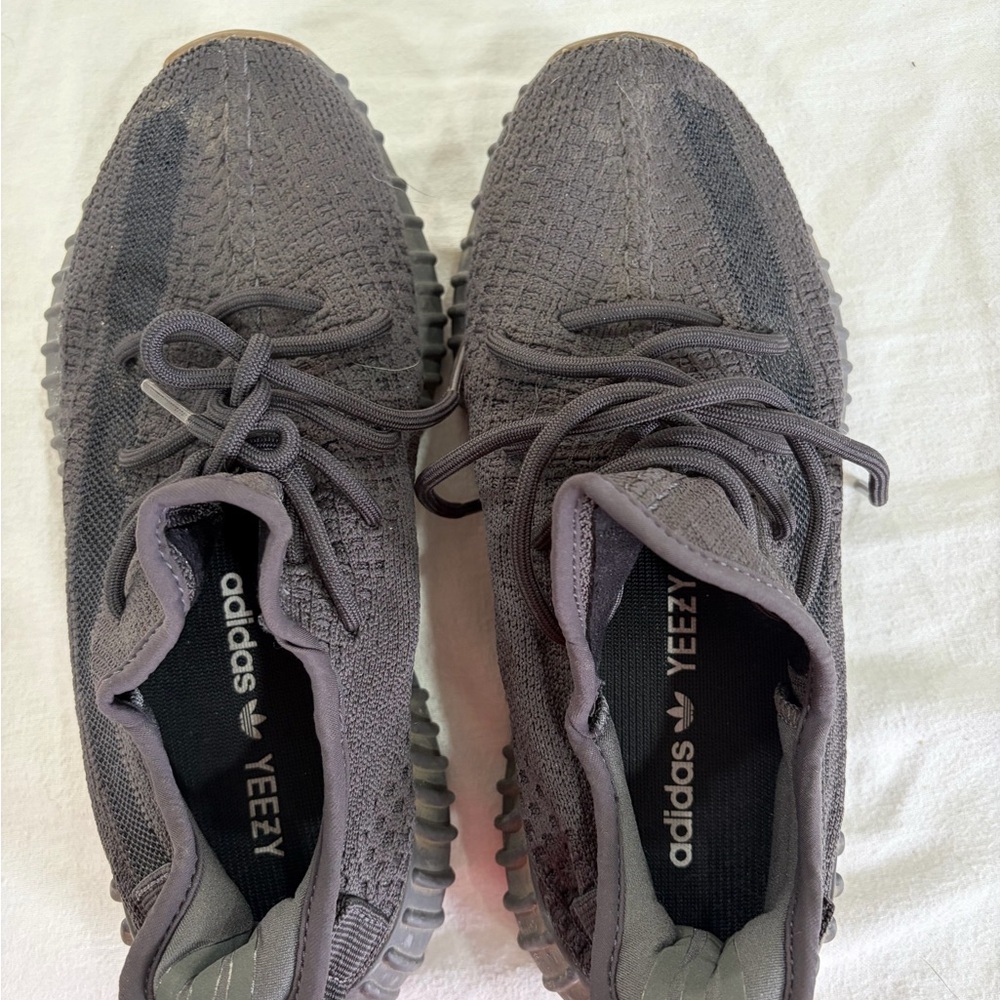 Adidas Yeezy Charcoal Knit Sneakers